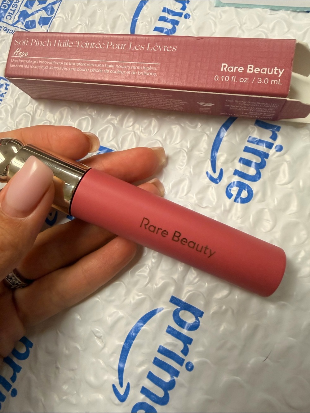 Rare Beauty Soft Pinch Tinted Lip Oil - Pink HOPE Color